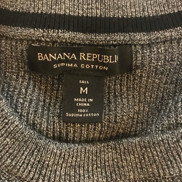 Banana Republic men’s sweater medium grey M - Picture 3 of 4